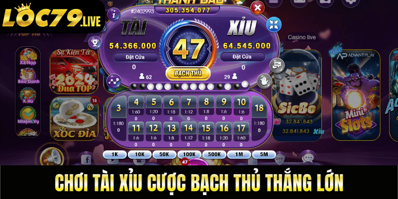 cược tài xỉu, tài xỉu online