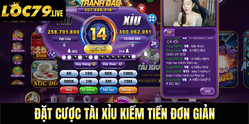 chơi tài xỉu trực tuyến, tài xỉu ăn tiền