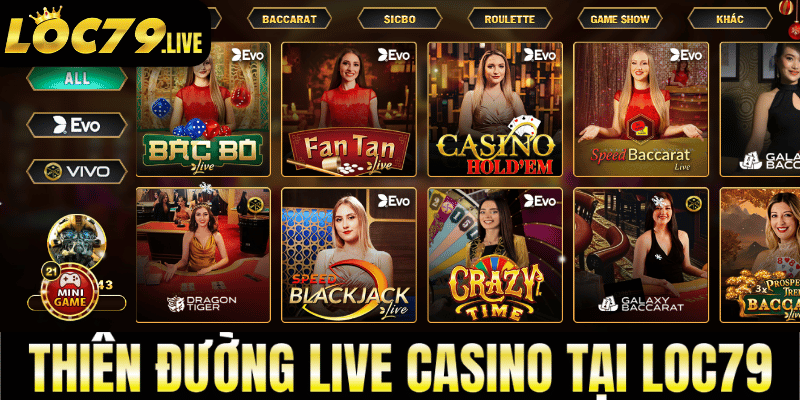 live casino loc79, thiên đường cá cược loc79