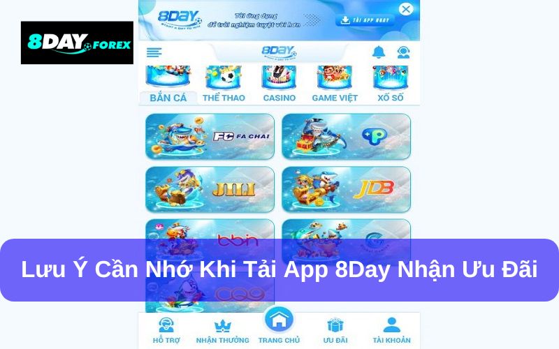 Hướng dẫn tải và đăng ký ứng dụng 8Day và lưu ý